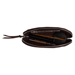 Leather  make-up bag Rai Small