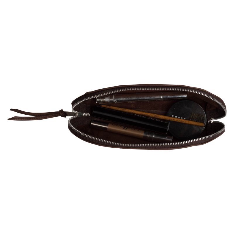 Leather  make-up bag Rai Small