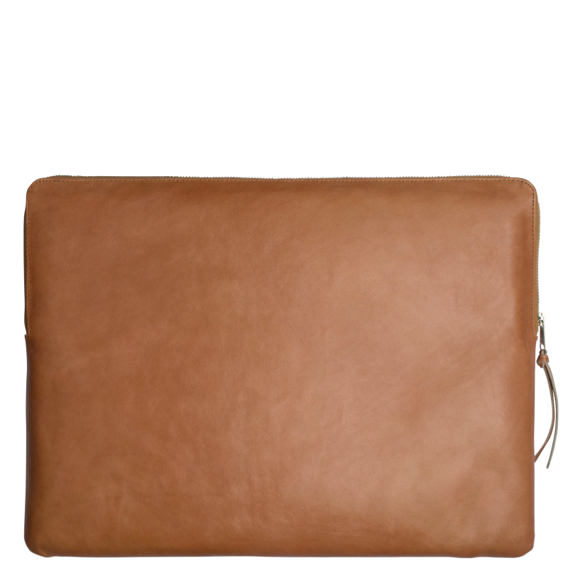 Leather laptopcover Lucas 13 inch