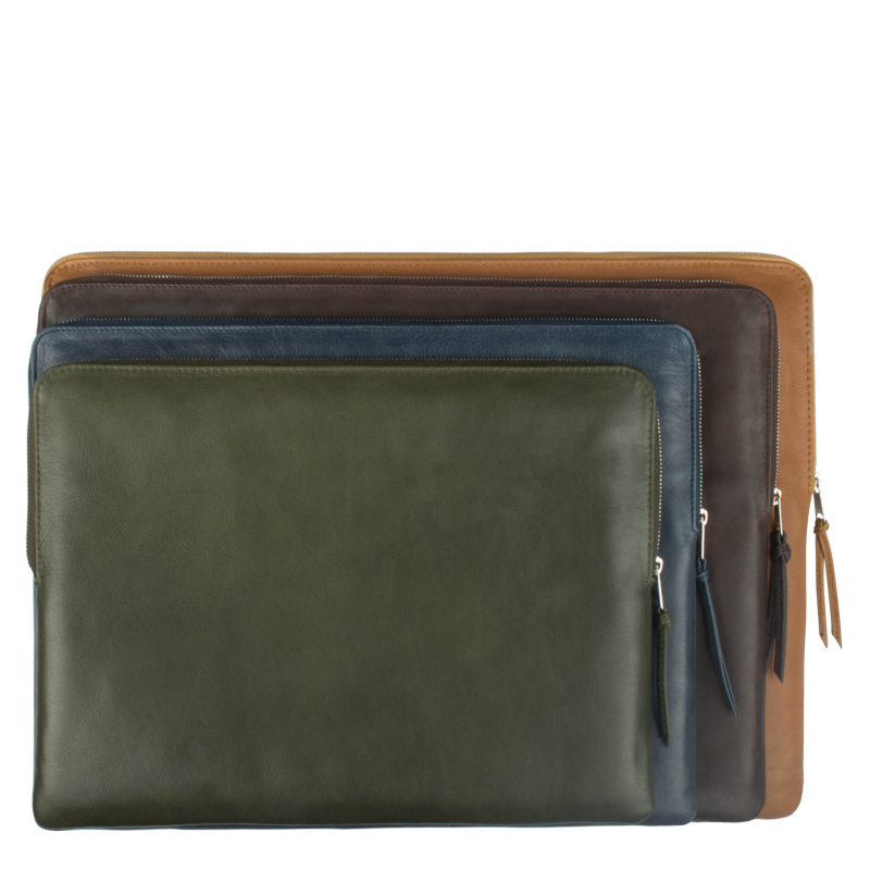 Leren laptophoes Lucas 17 inch Leren laptophoes Lucas 17 inch