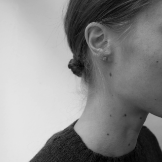 Stud Tulip goldplated