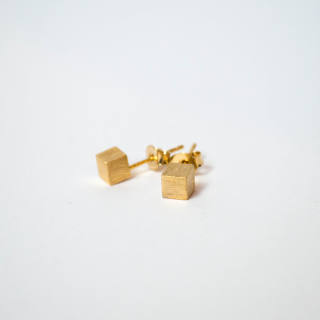 Stud Tulip gold plated