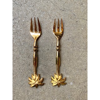 Small copper shiny palm fork Small copper shiny palm fork