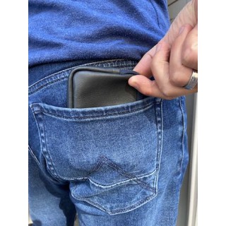 Leather wallet Square