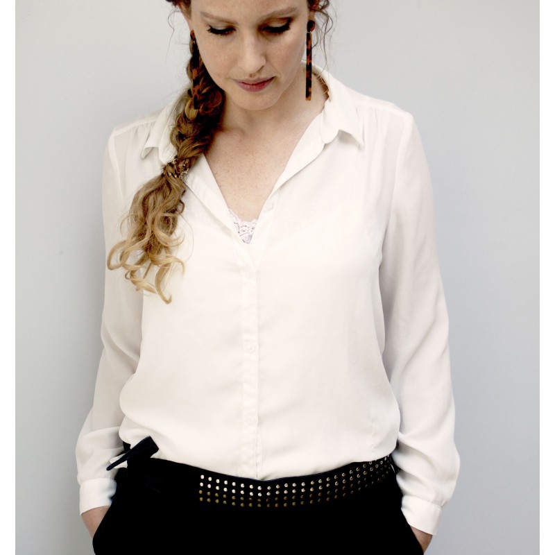 Leather belt Noah with studs Leather belt Noah with studs