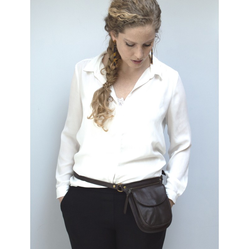 Leren heuptas Anita large Leren heuptas Anita large