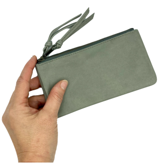 Leather wallet Tinkerbell XL double