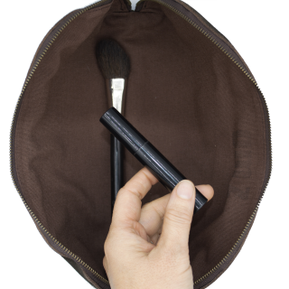 Suede make up bag Rai large Suede make up bag Rai large