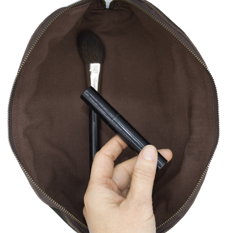 Suede make up bag Rai large Suede make up bag Rai large