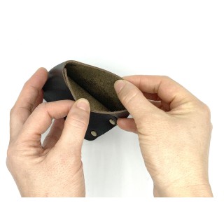 Leather card holder Judd