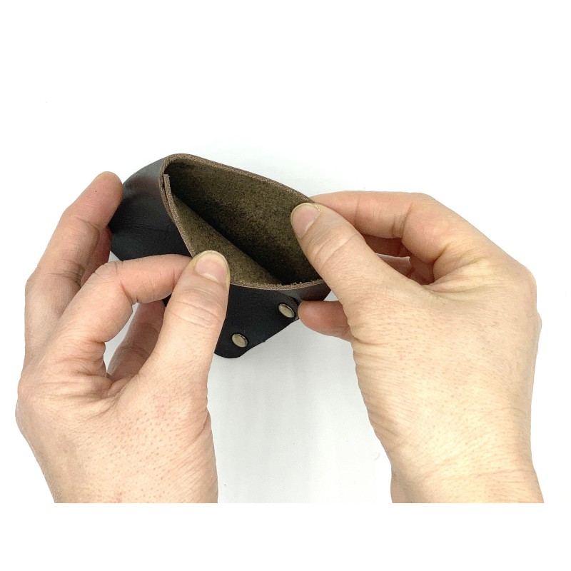 Leather card holder Judd