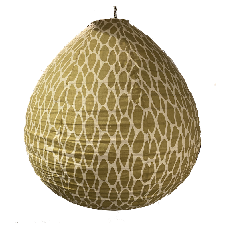 Cotton lamp shade Leo yellow