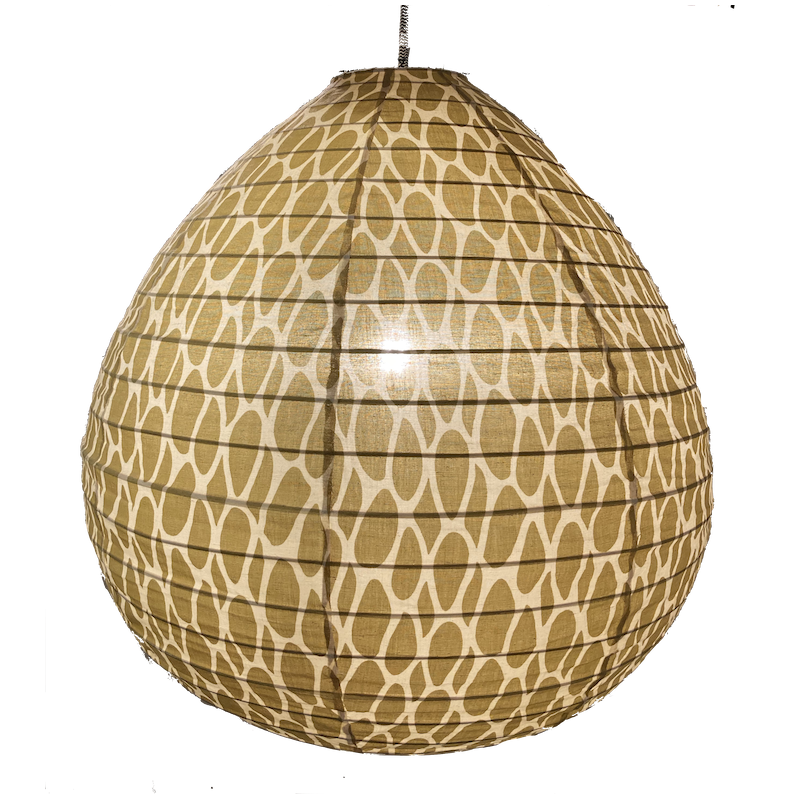Cotton lamp shade Leo yellow