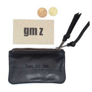 Leather wallet Tinkerbell L double  LET IT BE