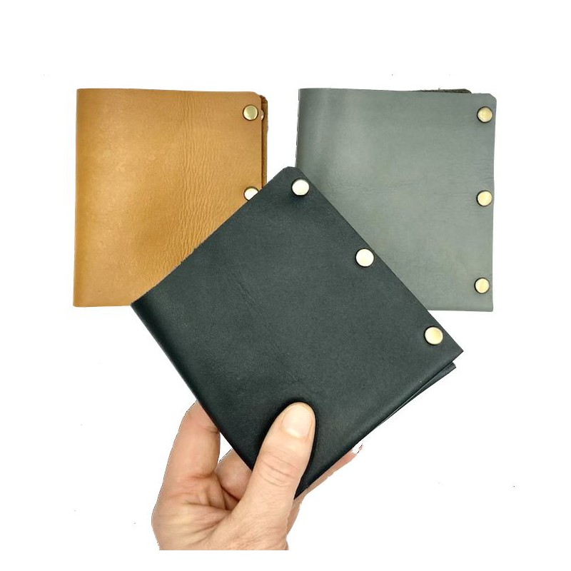 Leather handmade wallet rush