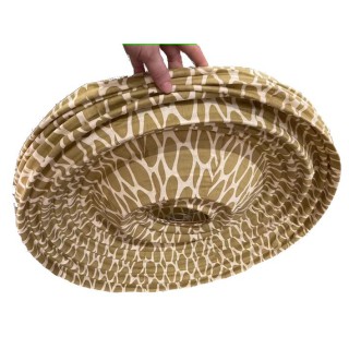 The cotton lamp shade Leo yellow S