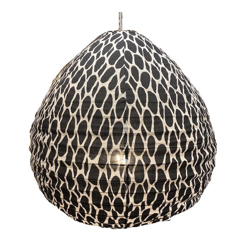 The Leo cotton lampshade black L The Leo cotton lampshade black L