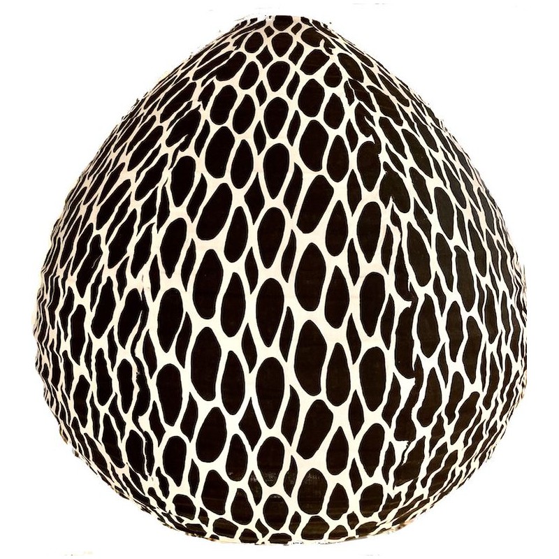 The Leo cotton lampshade black L The Leo cotton lampshade black L