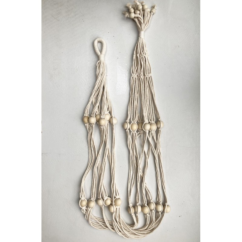 Macramé cotton hanger