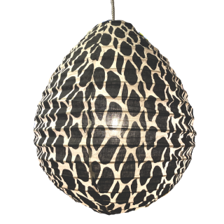 The cotton lamp shade Leo black S
