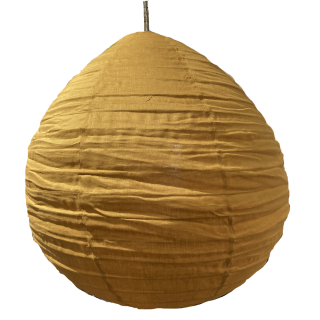 The linen lampshade Liv caramel L