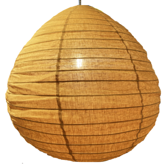 De linnen lampenkap Liv caramel L