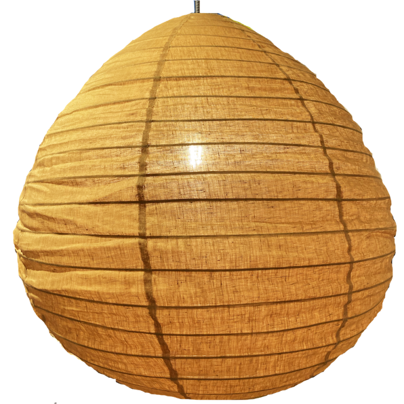 The linen lampshade Liv caramel L