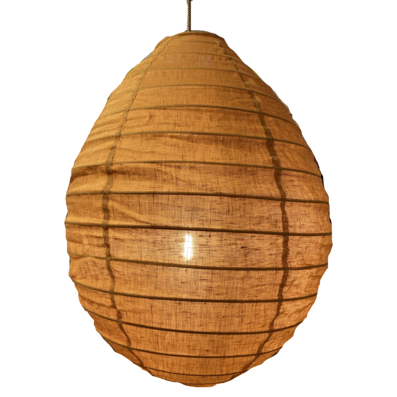 De linnen lampenkap Liv caramel S