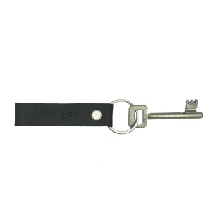 Leather key hanger Misty LOVE YOU