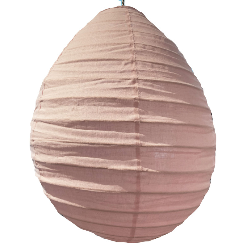 De linnen lampenkap Liv roze S De linnen lampenkap Liv roze S