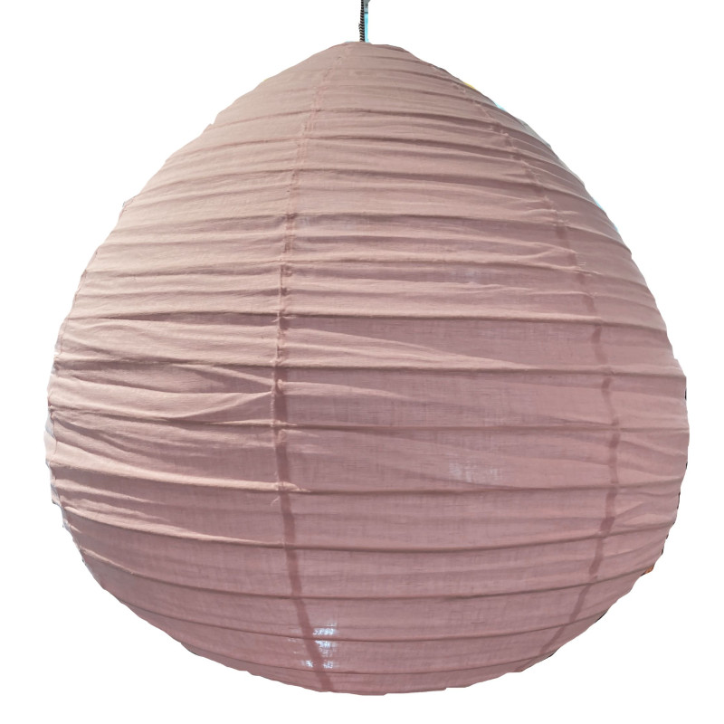 The linen lampshade Liv pink M The linen lampshade Liv pink M