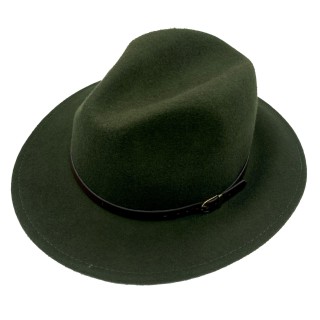 Olive 100 % woolen hat Bonnie