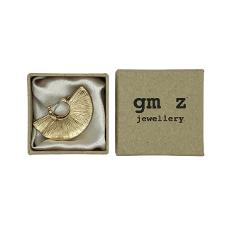 Messing oorbellen Fannie Messing oorbellen Fannie