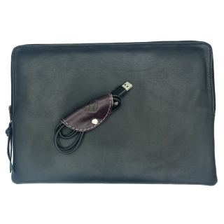 Leather cable clip Watson