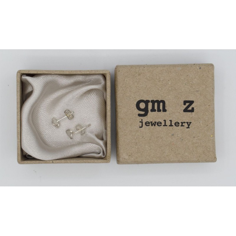 Rhodium oorbellen Rose