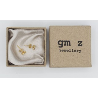 Gold plated studs Rose 