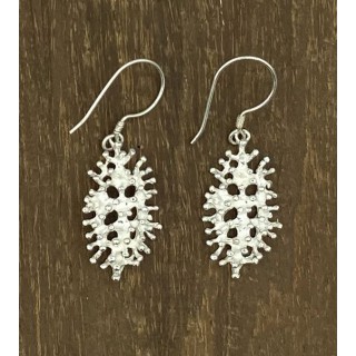 Silver earrings Leila