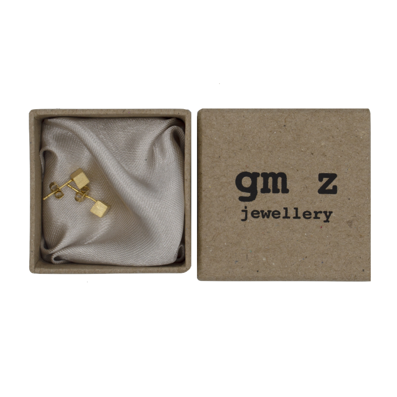 Stud Tulip gold plated