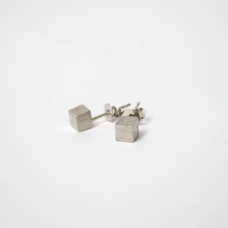 Silver earrings Tulip 