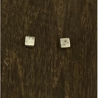 Silver earrings Tulip 