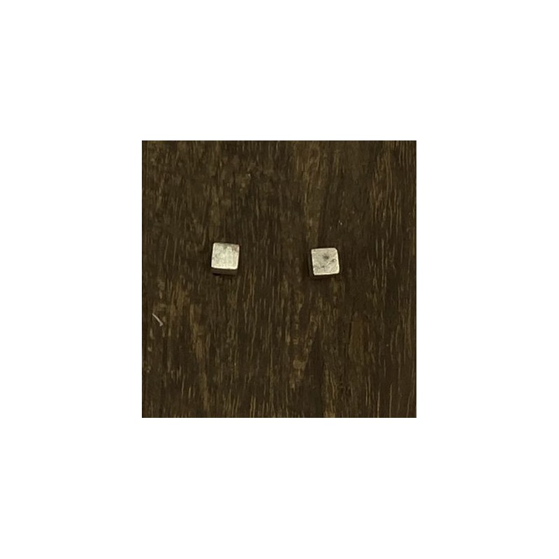 Silver earrings Tulip 