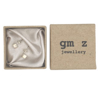 Silver earrings Tulip 