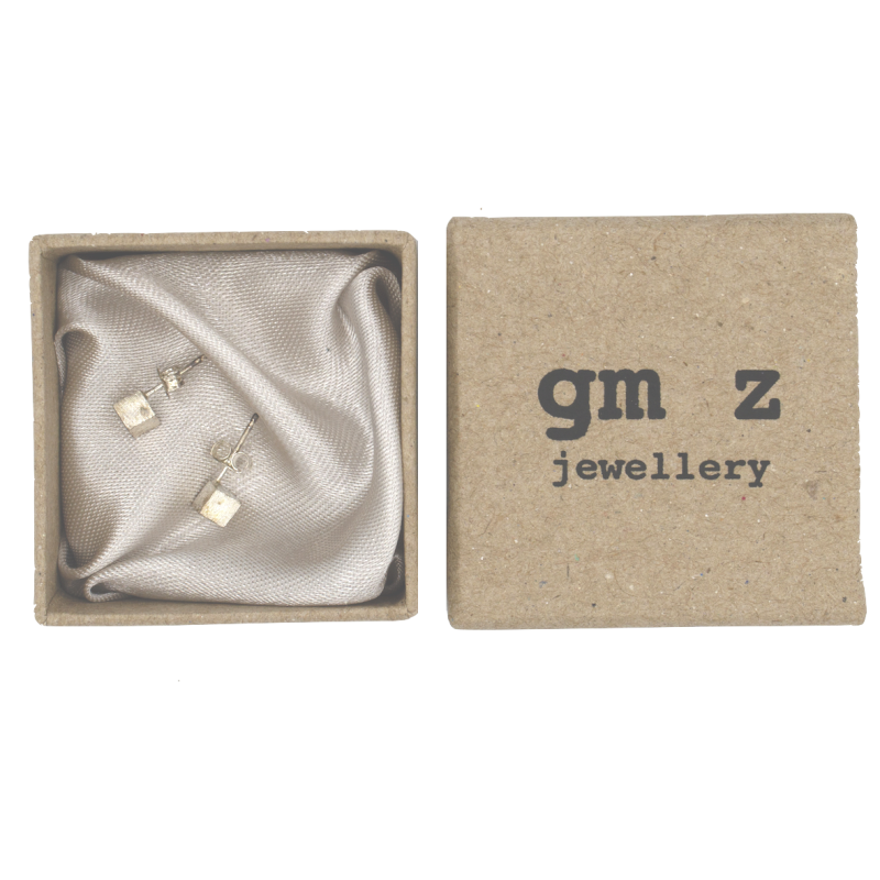 Zilveren oorbellen Tulip