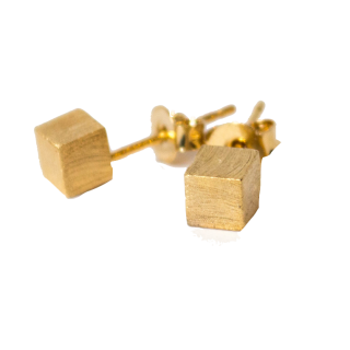 Stud Tulip gold plated