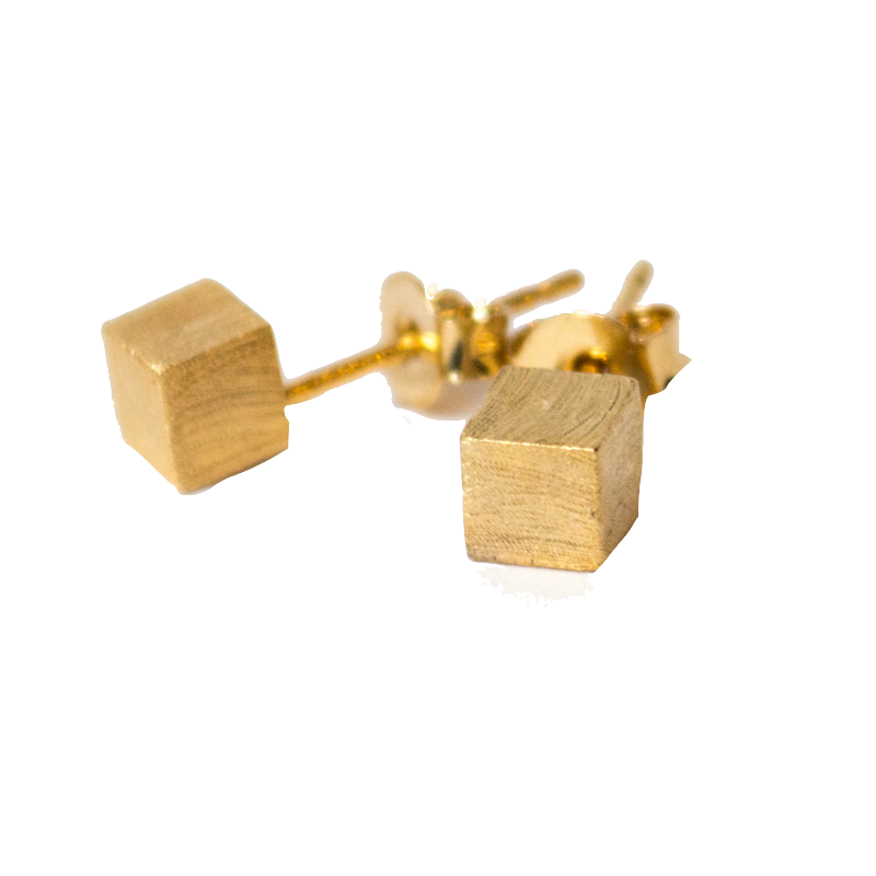 Stud Tulip gold plated