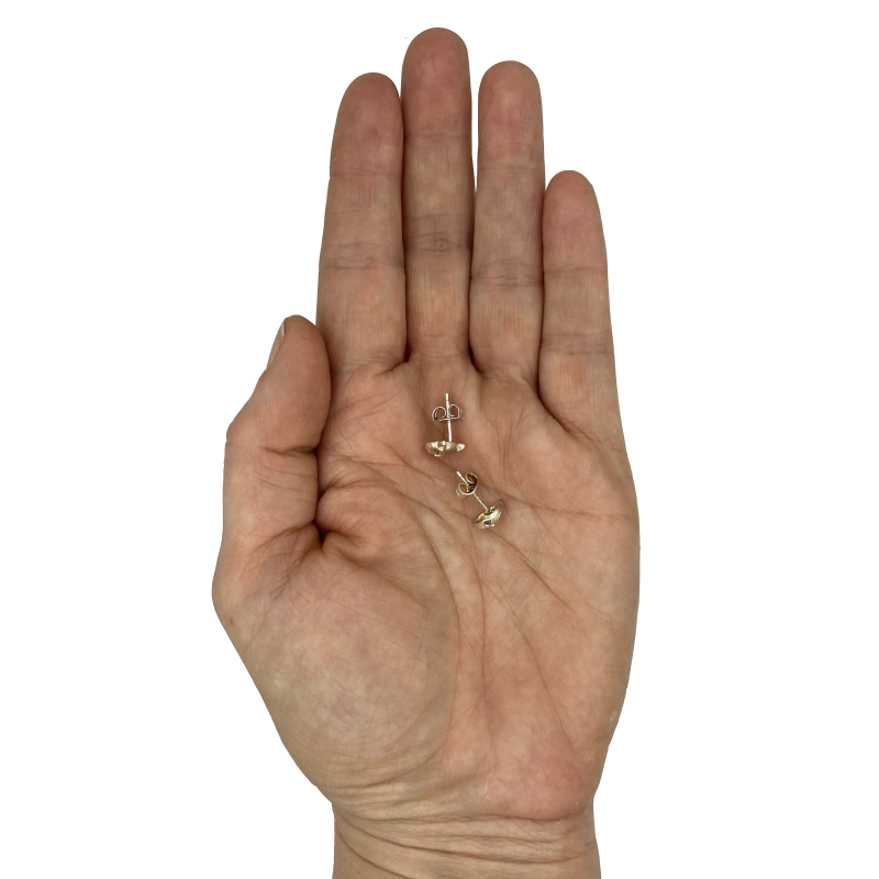 Rodium earrings Irena