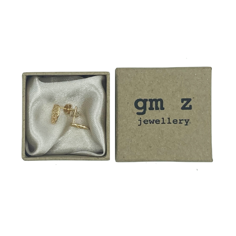 Goud vergulde oorbellen Jesse