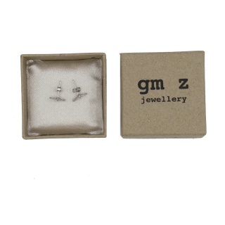 Rodium earrings Lisan