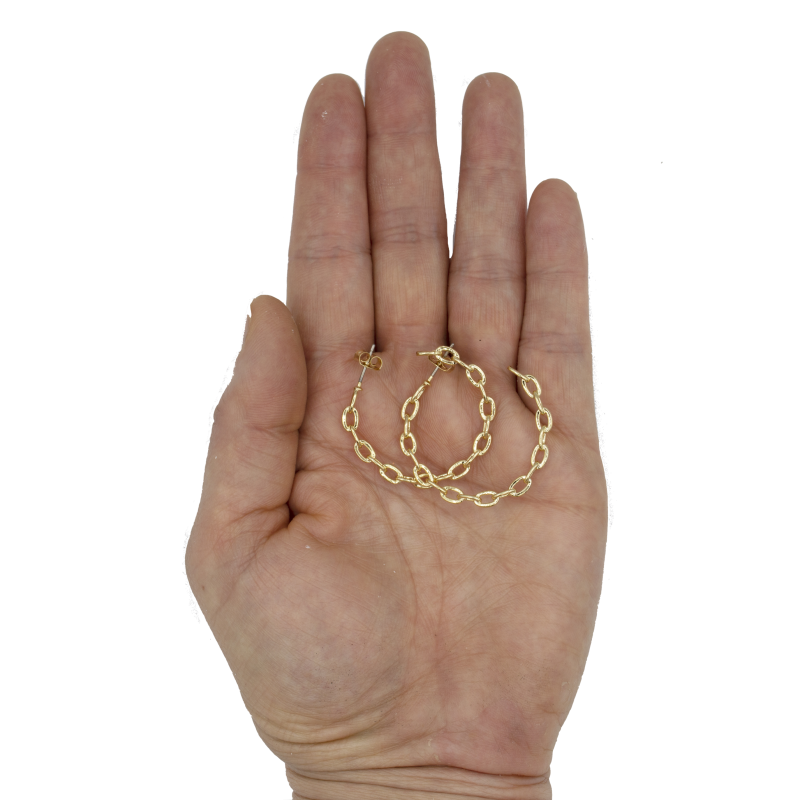 Gold plated earrings Kris