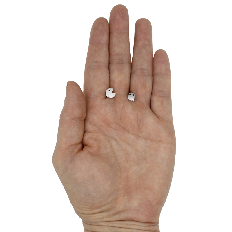 Rhodium oorbellen Nadia